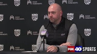 Sacramento Kings GM Monte McNair explains why he chose to stand pat at NBAs trade deadline [upl. by Ahsei]