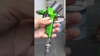 Belajar menggunakan spray gun dan kompressor untuk pengecatan pintu rumah dengan cat waterbased [upl. by Peter]