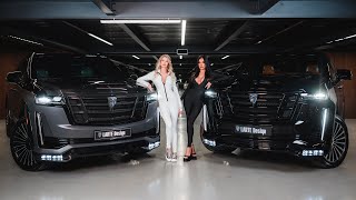 2024 CADILLAC ESCALADE IN STOCK VS LARTE BODY KIT [upl. by Aniryt]