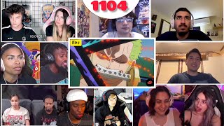 One Piece Episode 1104 Reaction Mashup [upl. by Balkin]