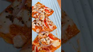 Healthy Pizza 🍕😋food viralvideo recipe trending shorts youtubeshorts [upl. by Burgess]