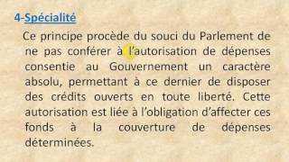 finances publiques S4 quot les principes budgétaires quot [upl. by Anahsak]