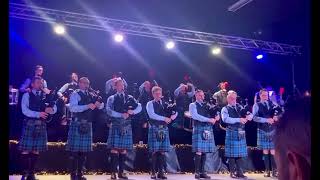 Flanders Memorial Pipe Band Winter Concert High Road to Gairloch [upl. by Nayllij]