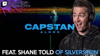 Capstan – alone Feat Shane Told of Silverstein  Twitch Stream Reaction  Roguenjosh Reacts [upl. by Sachiko]