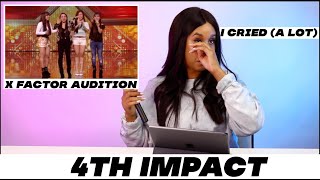 4th Power 4th Impact X Factor UK 2015 Audition  Bang Bang REACTION [upl. by Aenal]