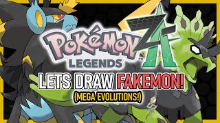 LETS DRAW NEW MEGA EVOLUTIONS MEGA FLYGON POKEMON LEGENDS ZA HYPE [upl. by Etnaid]