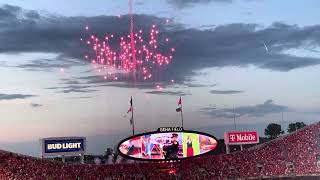 Chiefs V Ravens National Anthem B2 Flyover 952024 [upl. by Yert]