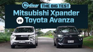 2022 Mitsubishi Xpander vs Toyota Avanza MPV Big Test  Top Gear Philippines [upl. by Voorhis]