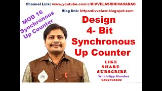 4 Bit Synchronous Up Counter  4 Bit Synchronous Up Counter Using T Flipflop  Synchronous Counter [upl. by Troc216]