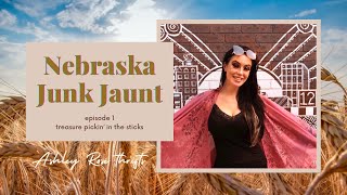 Nebraska Junk Jaunt Journey  episode 1  Treasure pickin in the sticks  shop with me vlog [upl. by Ynotna]