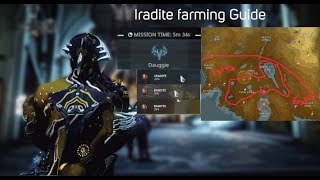 How to farm Iradite quickly in warframe plains of eidolon speed run guide [upl. by Anawat514]