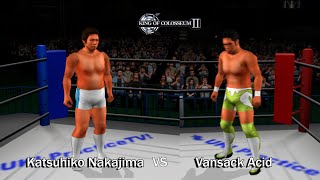 King of Colosseum II  Katsuhiko Nakajima vs Vansack Acid [upl. by Jania550]