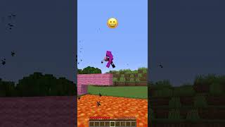 Breaking Over Lava vs Emoji Reaction minecraft meme shorts [upl. by Otnicaj]