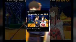 Wang ling god lvl power😱😱😱 daily life of immortal king anime animeedit animeshorts [upl. by Ecinrev541]