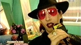 Marilyn Manson Roskilde Festival Interview 1999 [upl. by Ahsiekan]