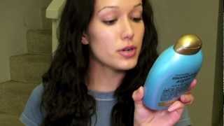 Organix Moroccan Argan Oil Shampoo and Conditioner Review [upl. by Basso575]