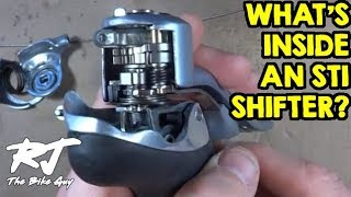 Whats Inside A Shimano STI Shifter How Do STI Shifters Work [upl. by Uri]