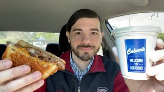 Culver’s Sourdough Melt and Root Beer Shake Review [upl. by Nyladam]