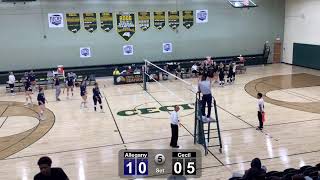 Cecil College vs Allegany  NJCAA Volleyball  10524 [upl. by Sherill]