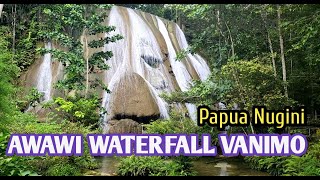 MENAKJUBKAN AIR TERJUN AWAWI VANIMO PAPUA NUGINI [upl. by Gusella544]