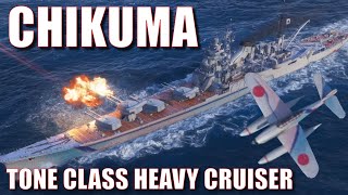 Chikuma II Tone Class Heavy Japanese Cruisers IJN CA World of Warships [upl. by Regnig]