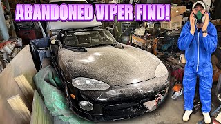 ABANDONED BARN FIND Dodge Viper Disaster Car Detailing Restoration [upl. by Can449]