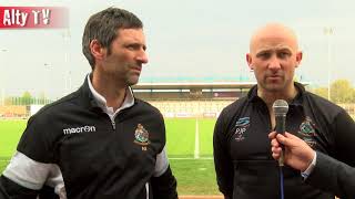 Grantham Town  PostMatch Interview Phil Parkinson amp Neil Sorvel [upl. by Adamson73]