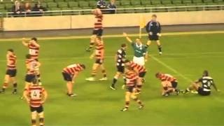 Irish Rugby TV Lansdowne v Old Belvedere Highlights [upl. by Aileda]