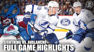 Tampa Bay Lightning vs Colorado Avalanche  Full Game Highlights  ESPN NHL [upl. by Slavic]