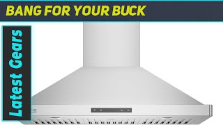 Empava DuctedDuctless Wall Mount Range Hood 36 Inch  Is This the Best Kitchen Upgrade [upl. by Imoyik100]