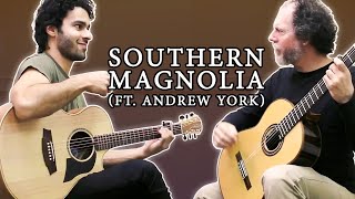 Maneli Jamal amp Andrew York  Southern Magnolia Acoustic Guitar Music [upl. by Annahavas]