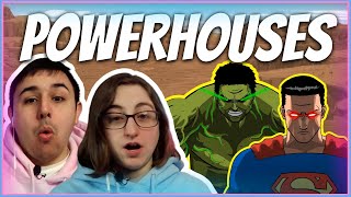 Superman Vs Hulk Animation Part 1 amp 2  Eli and Jaclyn REACTION [upl. by Boser47]