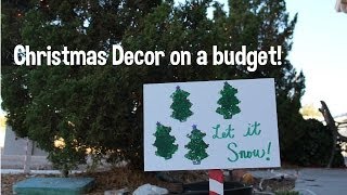 Decorations for Christmas DIY how to budget friendly [upl. by Klinger579]