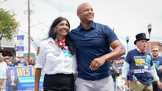 Wes Moore Inauguration Marylands first Black governor sworn in [upl. by Idas]