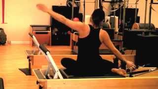 Master Pilates Trainer Erica Lukes  Pilates Reformer on Balanced Body Fitness Equipment [upl. by Christin737]