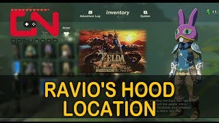 Zelda BoTW Ravios Hood Location  Merchant Hood Quest  Champions’ Ballad DLC [upl. by Izawa]