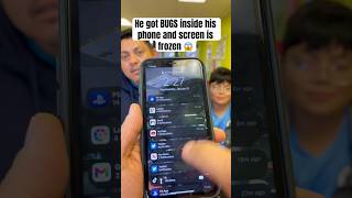 I FIXED His PHONE With a Simple TRICK 😳 shorts funny iphone apple ios fyp [upl. by Khosrow]