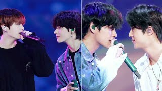 BTS  Mikrokosmos Taekook amp Taejin moments [upl. by Haerb]