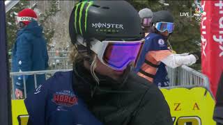 Zoi SadowskiSynnott 2nd  Visa Big Air at Aspen 2021 [upl. by Sharia684]