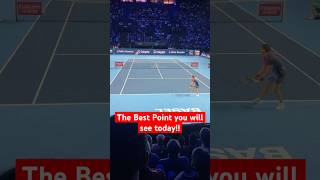 Wawrinka Crazy Level Court point against Ben Shelton‼️ tennis shelton wawrinka shorts [upl. by Happy499]