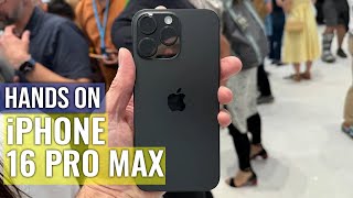 iPhone 16 Pro Max Handson IMPRESSIVE [upl. by Rosene]