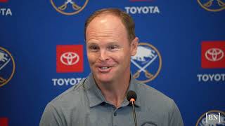 Sabres GM Adams on the 2024 draft [upl. by Lisab751]