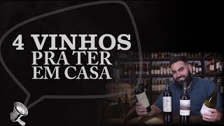 4 VINHOS BÁSICOS PARA TER EM CASA [upl. by Zeculon]