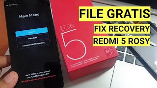 Free Fix Stuck Recovery mode Redmi 5 Rosy Rom Global Stable [upl. by Brinson]