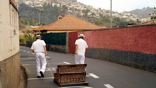 Carro de cesto na Ilha da Madeira [upl. by Gerlac]