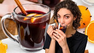 Simple Mulled Wine Recipe 🍷 Vegan Option [upl. by Olinad]