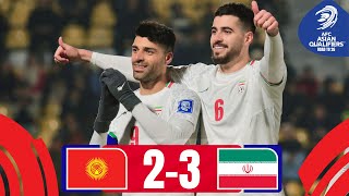 IR Iran defy the comeback  Kyrgyz Republic  IR Iran  Highlights AsianQualifiers  Road To 26 [upl. by Adeline578]