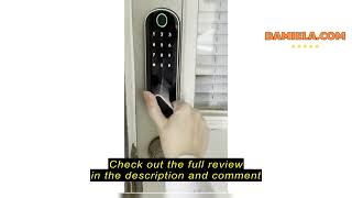 Review Sifely Keyless Entry Door Lock Keypad Door Lock Keyless Door Lock Fingerprint Door Lock B [upl. by Yelreveb]