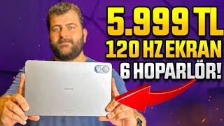 5999 TL 120 Hz ekran 6 hoparlörlü Android tablet Honor Pad X9 inceleme [upl. by Lleneg]