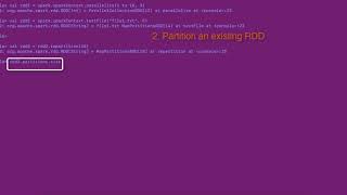 How to create partitions in RDD [upl. by Anileuqcaj]